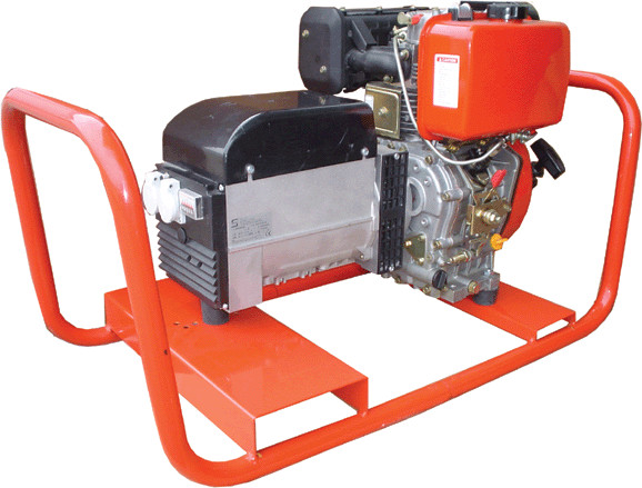 Single phase diesel power generator 3000rpm with electric starter